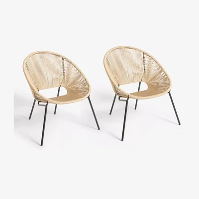 John Lewis John Lewis Salsa Garden Chair, Set of 2