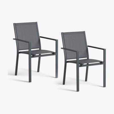 John Lewis John Lewis & Partners Miami Garden Dining Chair, Set of 2