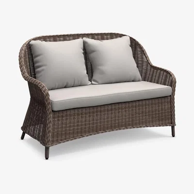 John Lewis John Lewis & Partners Rye 2-Seat Garden Sofa, Natural