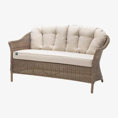John Lewis KETTLER RHS Harlow Carr 2 Seater Garden Sofa, Natural