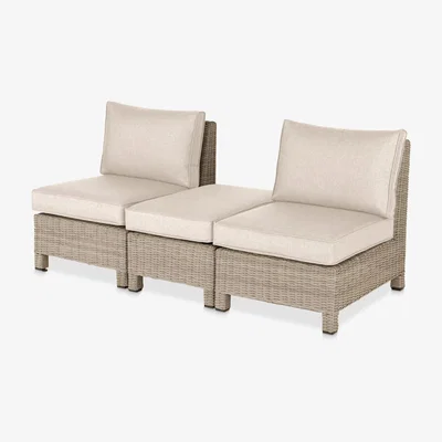 John Lewis KETTLER Palma 2-Seat Garden Low Lounging Companion Set