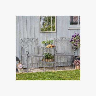 John Lewis Gallery Direct Cassiano 2-Seater Metal Garden Loveseat