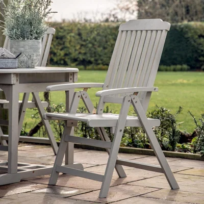 Knees Gilberto Folding Armchair - Whitewash