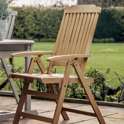 Knees Gilberto Folding Armchair - Natural