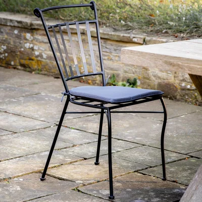 Knees Parlour Dining Chair - Charcoal