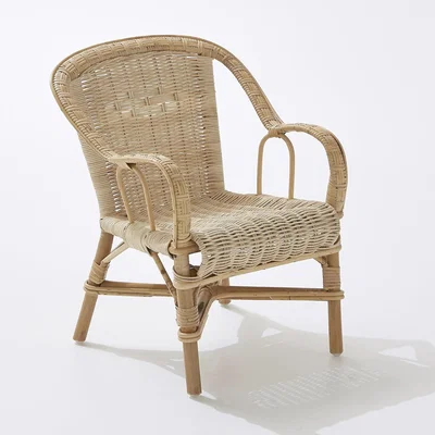 La Redoute Swan KOK Natural Rattan Child's Armchair