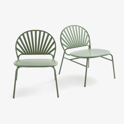 La Redoute Set of 2 Solale Metal Garden Armchairs