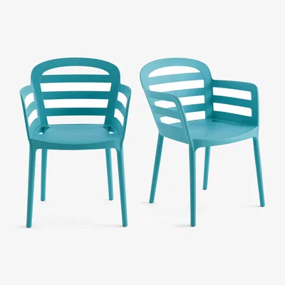 La Redoute Set of 2 Boston Stackable Garden Armchairs