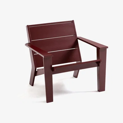La Redoute Réphir Oiled Acacia Adirondack-style Armchair
