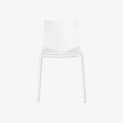 Made in Design Plana Stacking chair - Plastic by Kristalia White