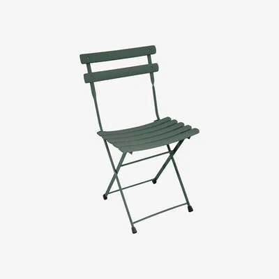 Made in Design Arc en Ciel Folding chair - / Metal by Emu Green