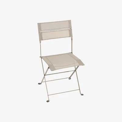 Made in Design Latitude Folding chair - / Cloth by Fermob Brown/Beige