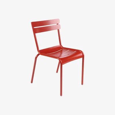Made in Design Luxembourg Stacking chair by Fermob Red