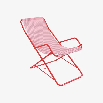 Made in Design Bahama Reclining chair - Foldable by Emu Red