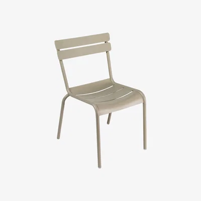 Made in Design Luxembourg Stacking chair by Fermob Brown/Beige