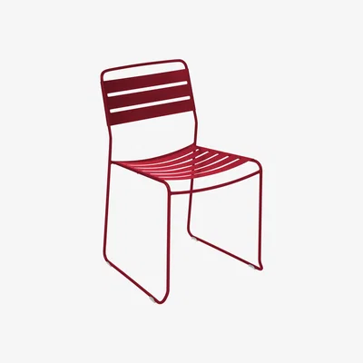 Made in Design Surprising Stacking chair - Metal by Fermob Red