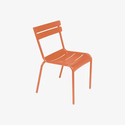 Made in Design Luxembourg Stacking chair by Fermob Orange