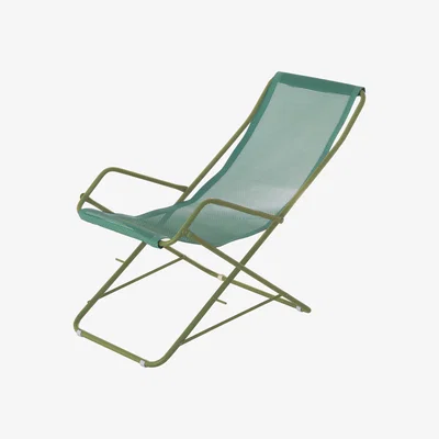Made in Design Bahama Reclining chair - Folding by Emu Blue/Green