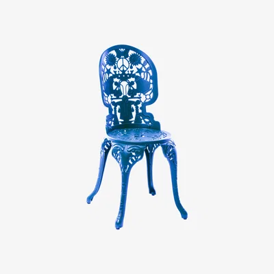 Made in Design Industry Garden Chair - / Sky blue by Seletti Blue