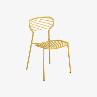 Made in Design Apero Stacking chair - / Steel by Emu Yellow