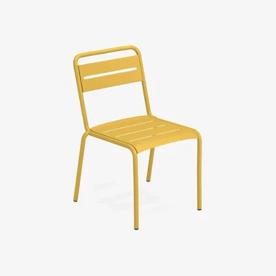 Made in Design Star Stacking chair - / Aluminium by Emu Yellow