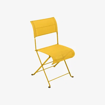 Made in Design Dune Folding chair - Fabric by Fermob Yellow