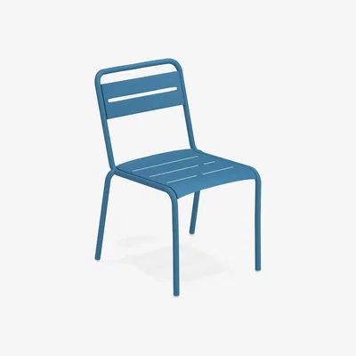 Made in Design Star Stacking chair - / Aluminium by Emu Blue