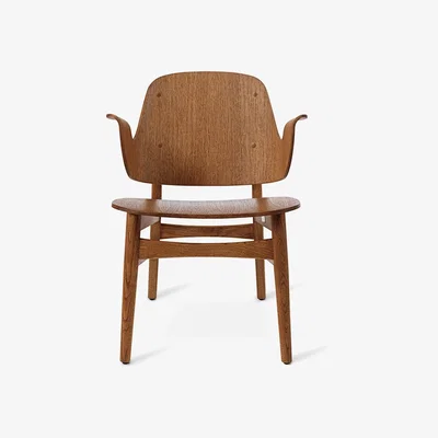 Nordic Nest Warm Nordic Gesture lounge chair Oak teak oil
