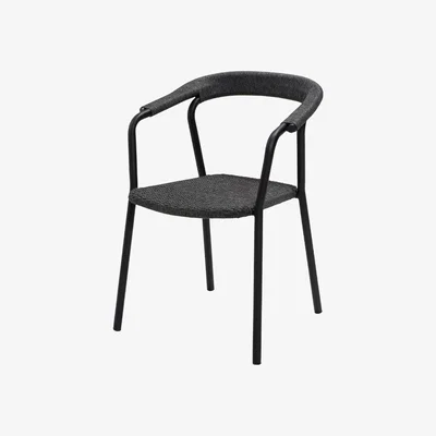Nordic Nest Cane-line Noble chair Dark grey
