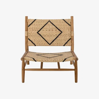 Nordic Nest Bloomingville Lennox lounge chair Natural-teak