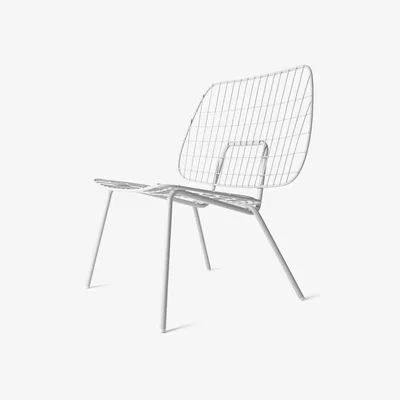 Nordic Nest Audo Copenhagen Wm String lounge chair White