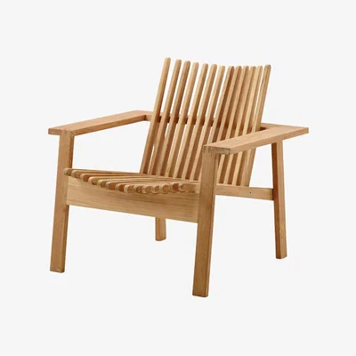 Nordic Nest Cane-line Amaze lounge chair Teak