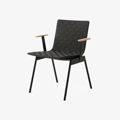 Nordic Nest &Tradition Ville Outdoor AV34 chair Warm black