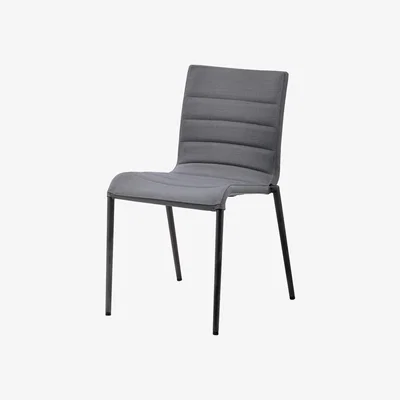 Nordic Nest Cane-line Core chair Soft touch grey-lava grey
