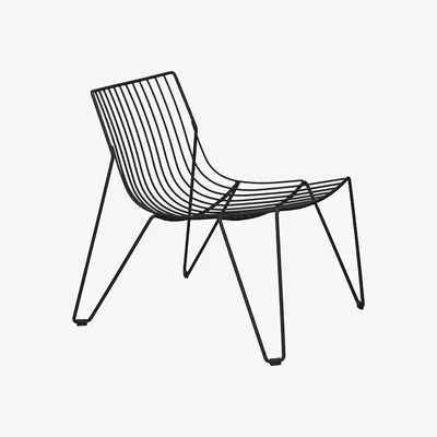 Nordic Nest Massproductions Tio easy chair lounge chair Black