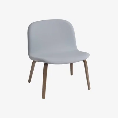 Nordic Nest Muuto Visu lounge chair upholstered chair Steelcut 120-brown stained oak