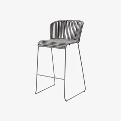 Nordic Nest Cane-line Moments bar stool Grey