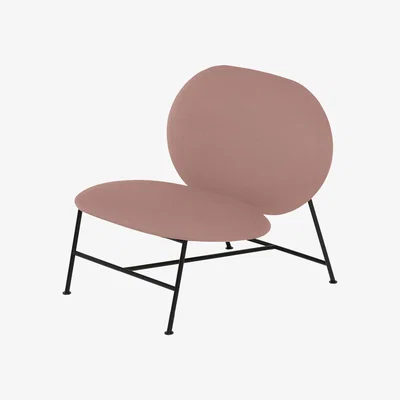 Nordic Nest Northern Oblong lounge chair Pink