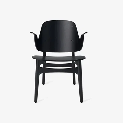 Nordic Nest Warm Nordic Gesture lounge chair Beech black lacquer