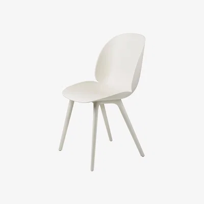 Nordic Nest GUBI Beetle Dining Outdoor chair Alabaster white