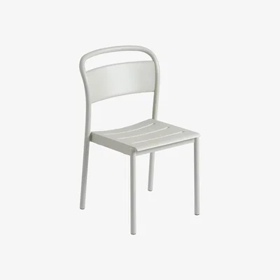 Nordic Nest Muuto Linear steel chair Grey (RAL 7044)