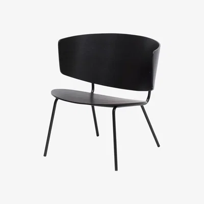 Nordic Nest ferm LIVING Herman lounge chair Black