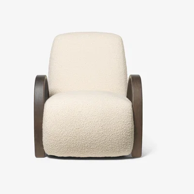Nordic Nest ferm LIVING Buur lounge chair Nordic Bouclé Off-white