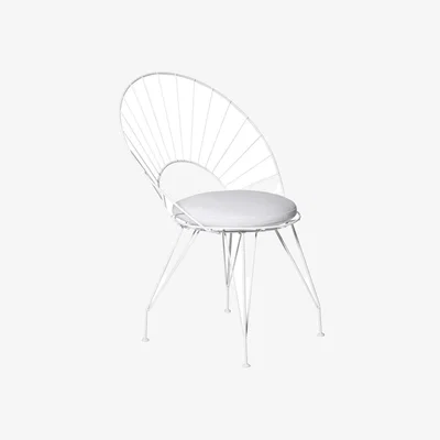 Nordic Nest Swedese Desirée chair Nature/beige white stand
