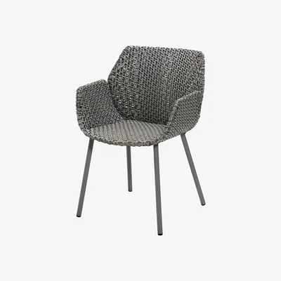 Nordic Nest Cane-line Vibe chair Light grey/grey/taupe