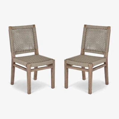Olivia's Garden Trading Set of 2 Chilford Dining Chairs