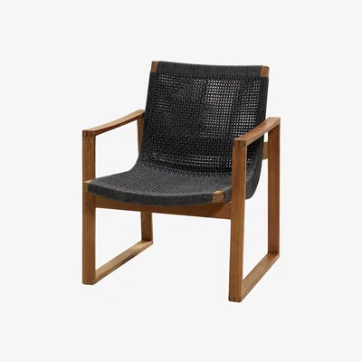 Olivia's Cane-line Endless Dark Grey Lounge Outdoor Chair