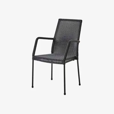 Olivia's CANE-LINE Newport Outdoor Armchair Fiber Black