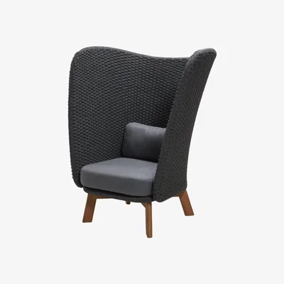 Olivia's Cane-line Peacock Highback Outdoor Chair