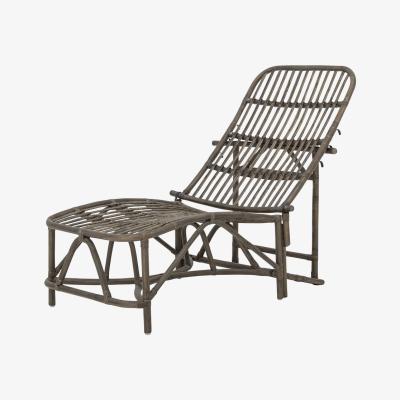 Olivia's Bloomingville Dione Deck Chair in Brown Rattan